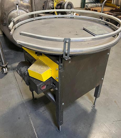 Used Table, Accumulation, 36", Stainless Steel, Guide Rails - #4997591