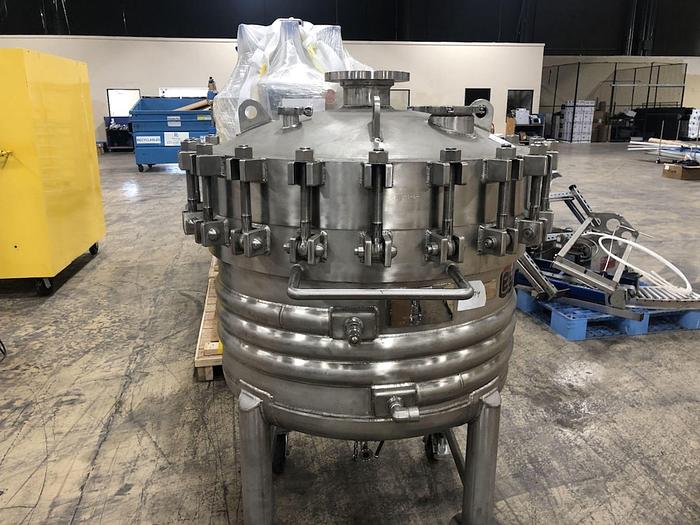 Used Reactor, 110 Gallon, Stainless Steel, Jacketed, 150 PSI, Lee Industries #S745277