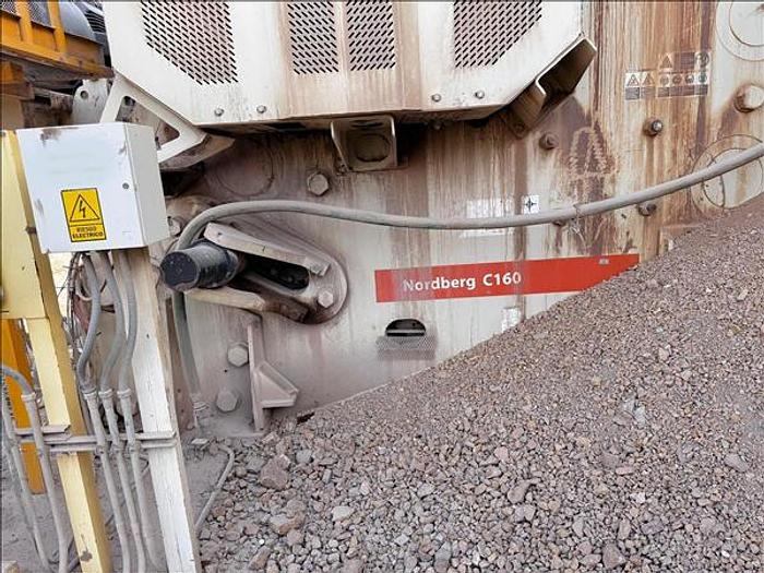 Used Crusher, Jaw, 63" x 47", Metso-Nordberg C160, 350 HP #5991240