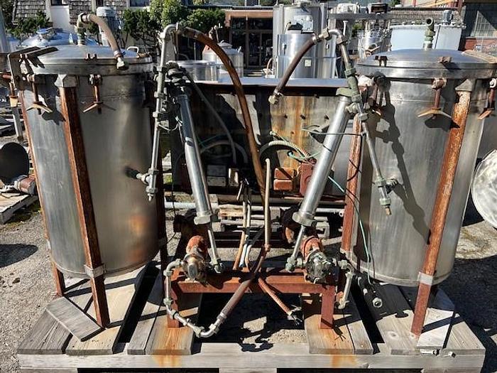 Used Cooker, 100 Gallon, S/st, Pressure, Pumps, #S741603