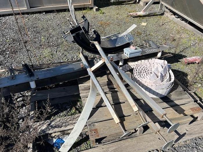 Used Conveyor, Belt, 6" X 25', S/st, Bottle Track, #S741839
