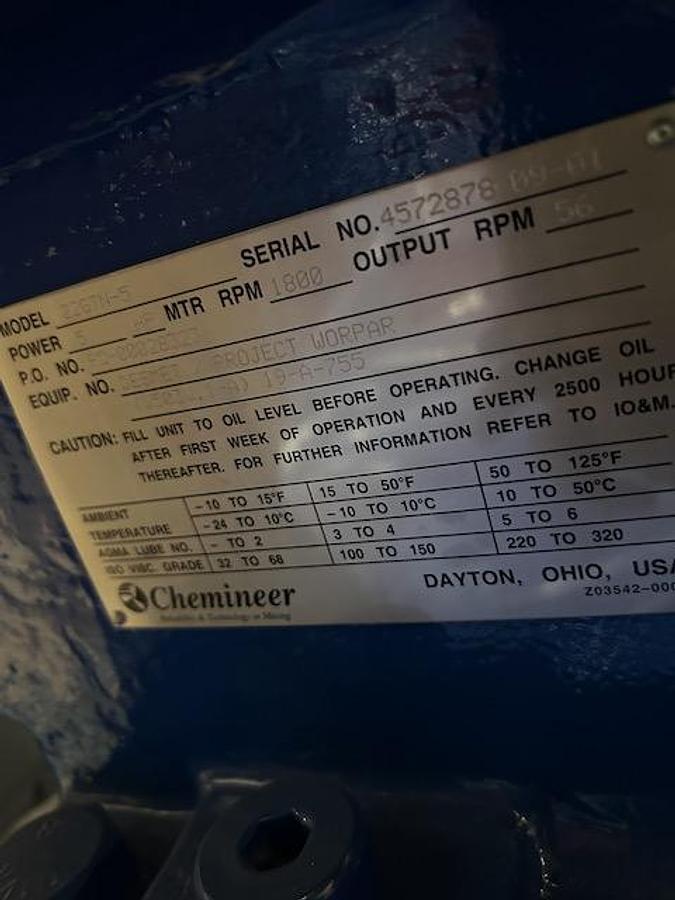 Used Reactor, 2,775 Gallon, 304 Stainless Steel, Equipromex, Water Wash, Vertical, 145 PSI, Agitated, Unused, #5991584