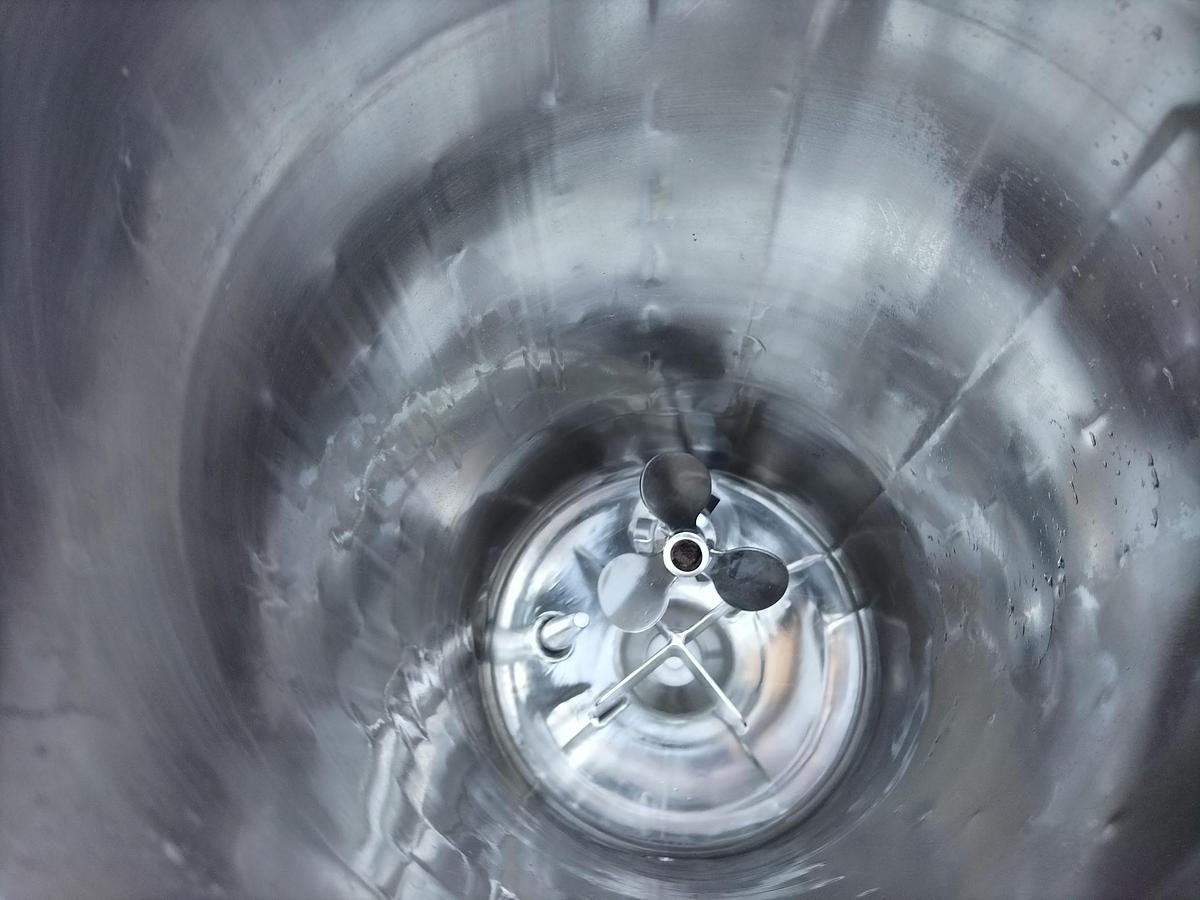 Used Tank, 10.6 Gallon (40 Liter), DCI, Agitated, Stainless Steel, 45 PSI, FV, #5991469