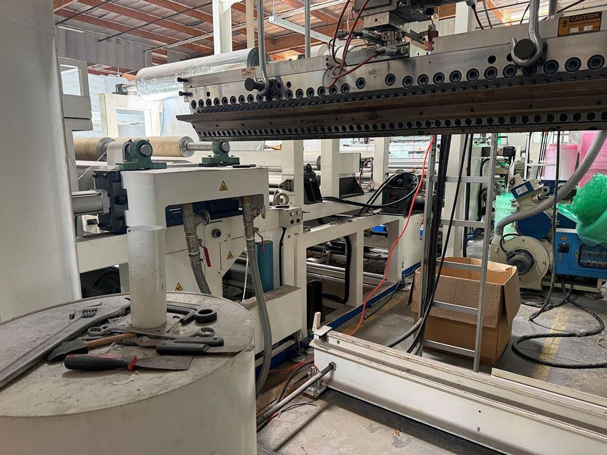 Used Extruder, Bubble Wrap System, 3-Layer, 72" wide, #5991826