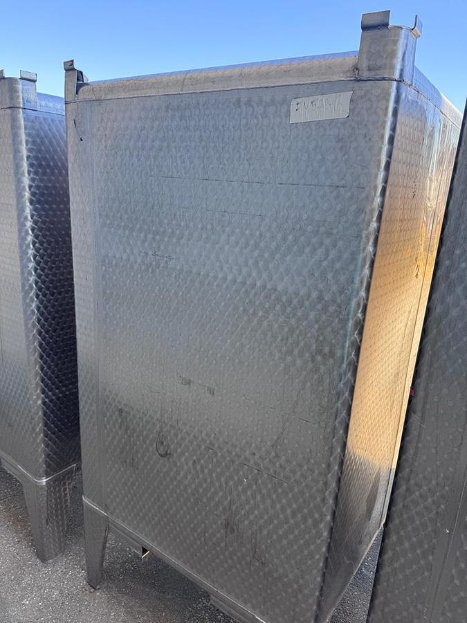 Used Tank, 529 Gallon, Stainless Steel Tote Tank, 48" x 48" Qty. - 4, #5991808