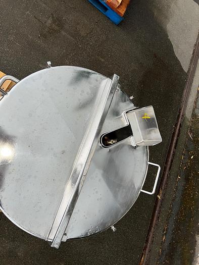 Used Tank, 26 Gallon (100-Liter), 316L Stainless Steel, Jacketed, Precision Stainless #S745108