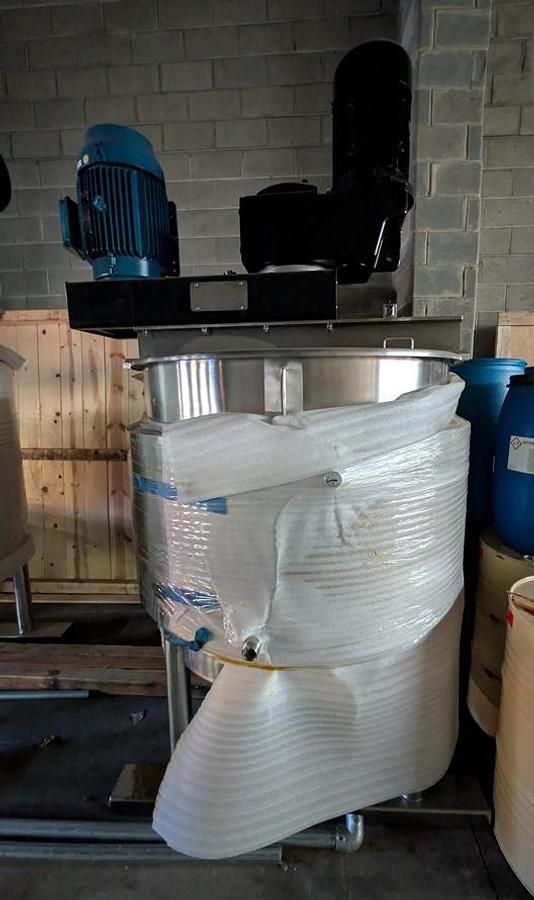 Used Tank, 300 Gallon, 316 Stainless Steel, Jacketed, Agitated, MXD Process, ASME, 2023 #5991760