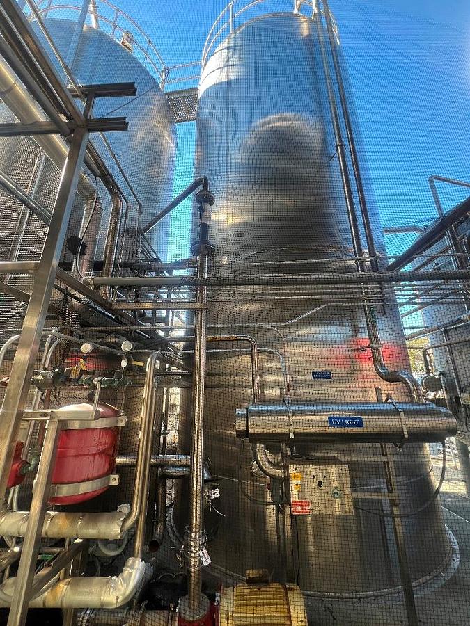 Used Tank, 15,000 Gallon, Feldmeier, Stainless Steel, Vertical Silo, #5991630