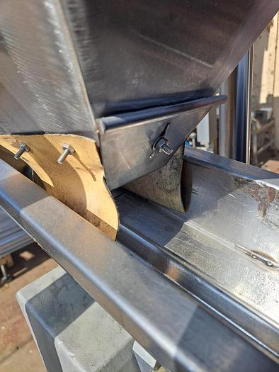 Used Seasoning Drum, 24" x 84", Stainless Steel, Dry and Liquid Application #S745483