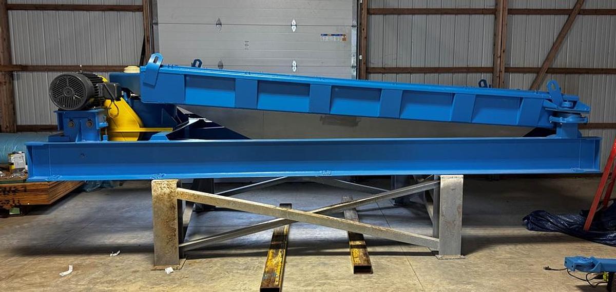 Used Screen, Rotex, Model R532A-AL-MS, Gyratory Screener, Five Deck, 10 in Inlet and Outlets, 