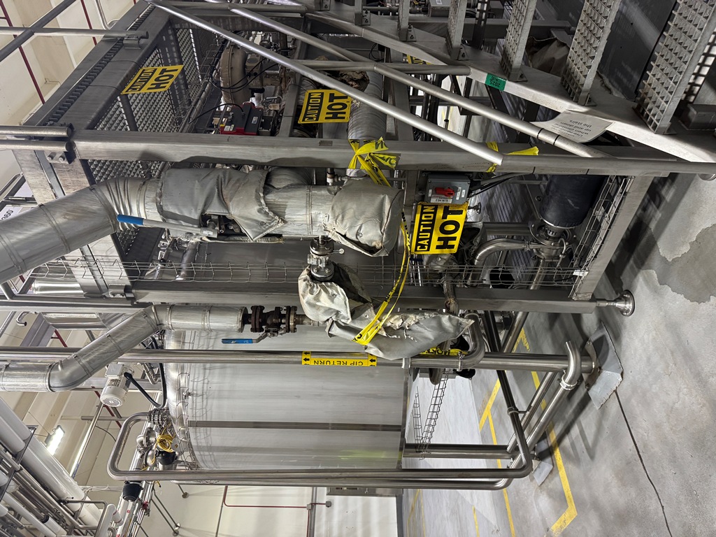 Used Tea Blending & Brewing, GEA, Brew Vessels, Blend Tanks, Valve Matrix, (3) Tank CIP System, #5991625