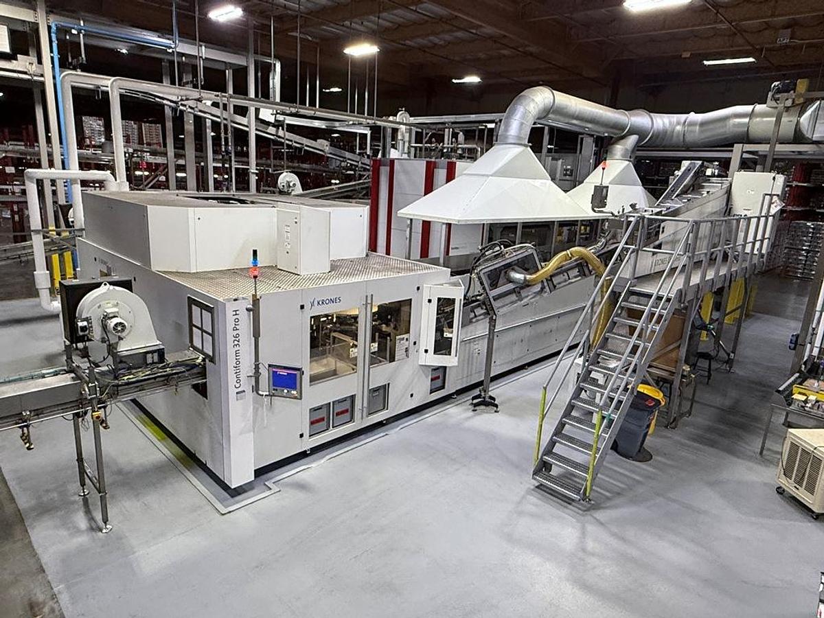 Used Blow Mold System, 26-Cavity, Krones Contiform 326 Pro H, 2017, with Preform Sorter & Vision System, #5991613