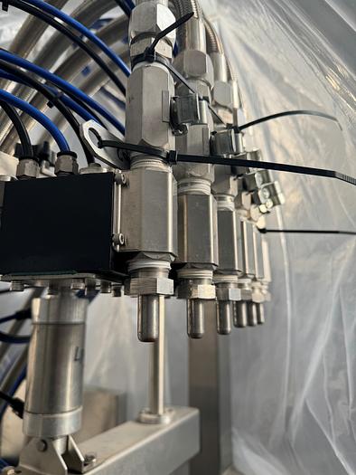 Used Filling Line, 12-Head, Overflow Filler, Inline Capper, Liquid Packaging Solutions - #C745379