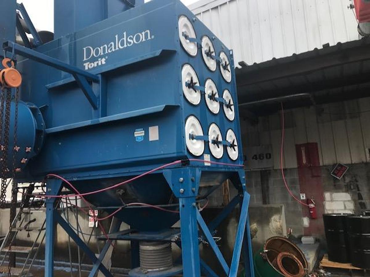 Used Dust Collector, Donaldson Torit DFE3-18, 15,000 CFM, Downflo-Evolution, #5991654