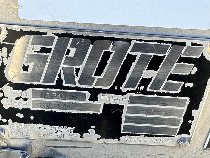 Used Slicer, Grote, Model 613-90, Multi-Slicer, Stainless Steel #S745450