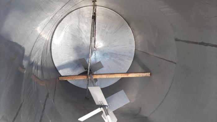 Used Tank, 4,500 Gallon, Stainless Steel, Agitated, 7’6” x 14' #S745312