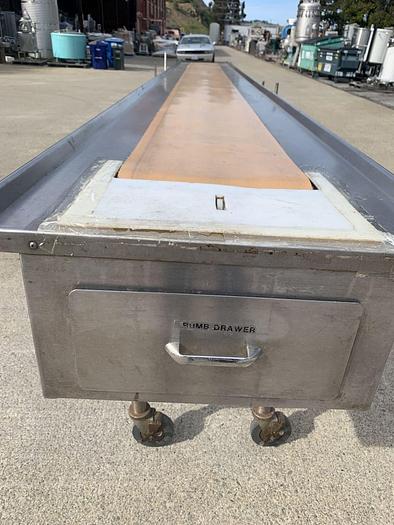 Used Conveyor, Belt, 11.5" X 16', Inspection Conveyor #S744445