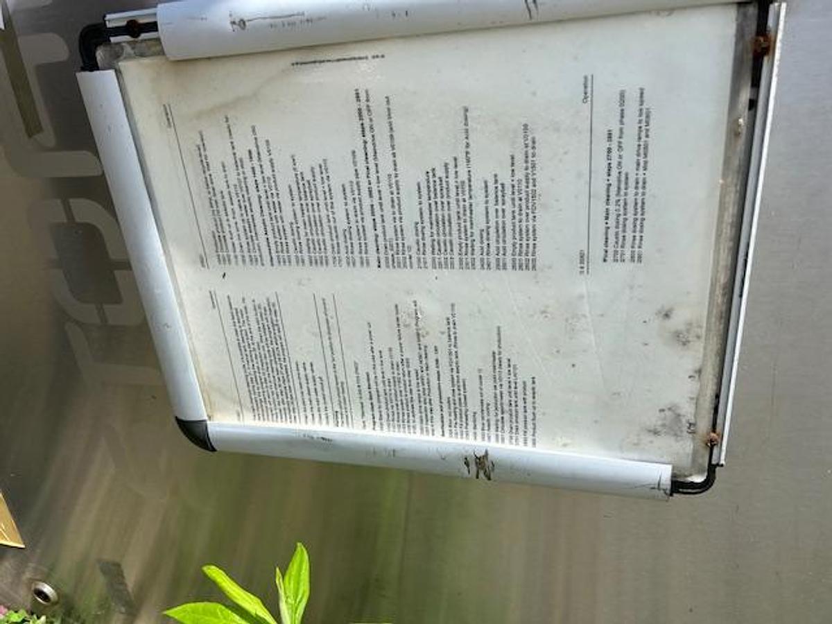 Used CIP, 1-Tank, 125 Gallon, S/st, Stork, Pump, #S742968