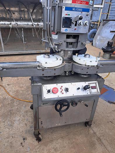 Used Capper, West, Mdl RW500F, 12 Head, Feeder #C739581