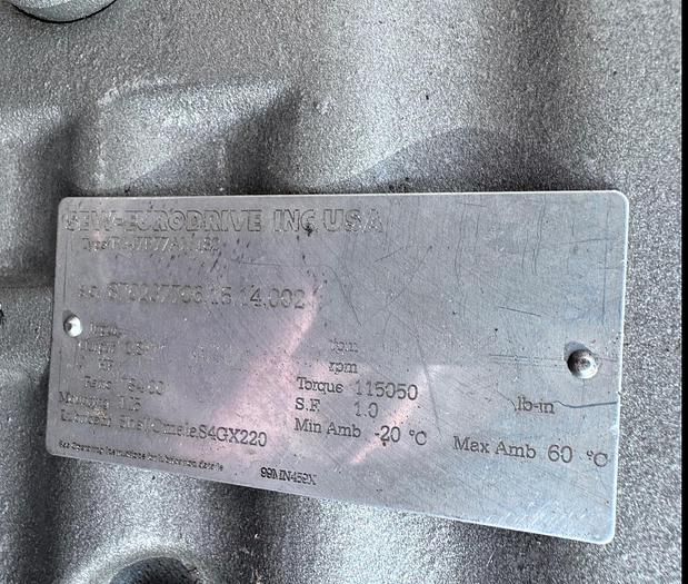 Used Holoflite, 24" X 20', Dual Screw, 316L Stainless Steel, 100 PSI #5990962