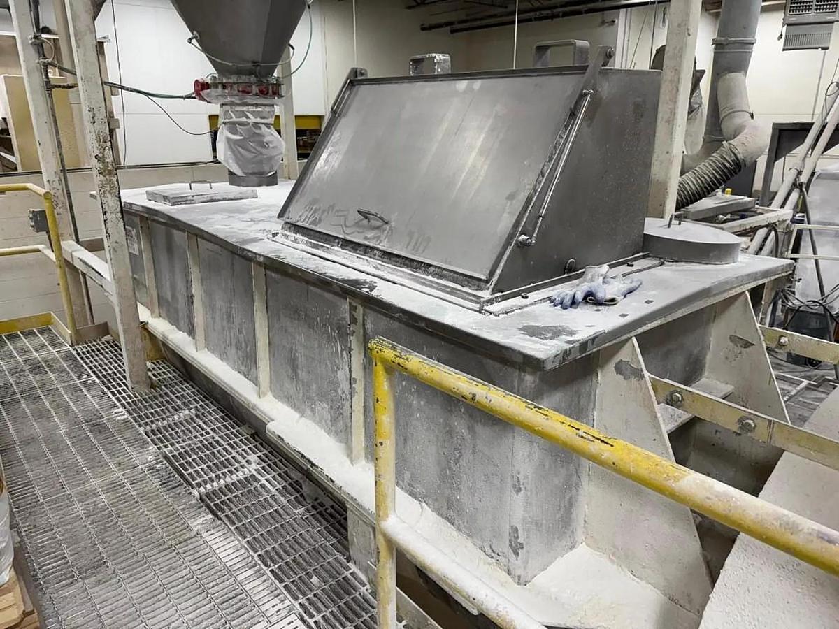 Used Mixer, Ribbon, 193 Cubic Feet, Strong Scott, Stainless Steel, Double Spiral Ribbon Blender, #