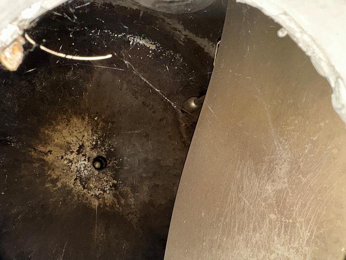 Used Tank, 100 Gallon, Stainless Steel, Dish Top & Bottom, 36" x 24" #S745488