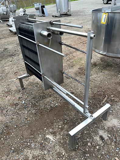 Used Alfa Laval Model M6-MFN Stainless Steel Plate Heat Exchanger #S744971