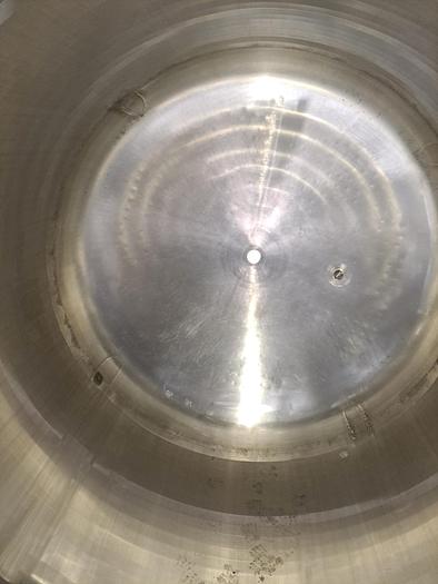 Used Tank, 2,000 Gallon, 304 Stainless Steel, Jacketed, Full Vacuum #S744961