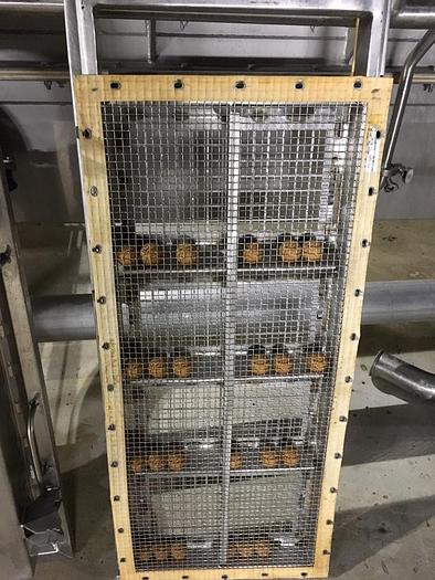 Used Spray dryer 7,000 lbs. Per hour evap. V-bottom dryer three nozzles