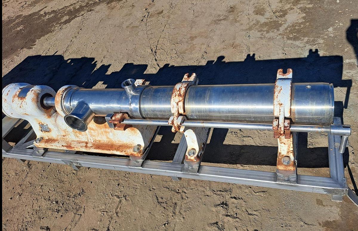 Used Pump, Moyno, 25 HP, 4", S/st, Robbin, Mdl 2FFC10HSJE #S740722