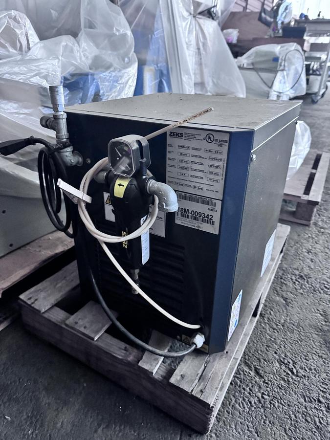 Used Air Dryer, Refrigerated Compressed Air, 25 CFM, ZEKS, Model 25NCEA1D0, #
