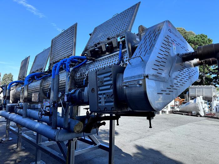 Used Holoflite, 24" X 20', Dual Screw, 316L Stainless Steel, 100 PSI #5990961