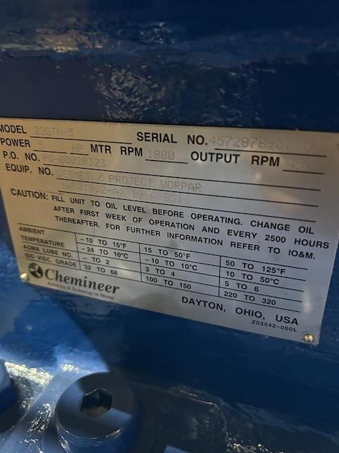 Used Reactor, 2,775 Gallon, 304 Stainless Steel, Equipromex, Reagent Reactor, Agitated, Vertical, 145 PSI, #5991582