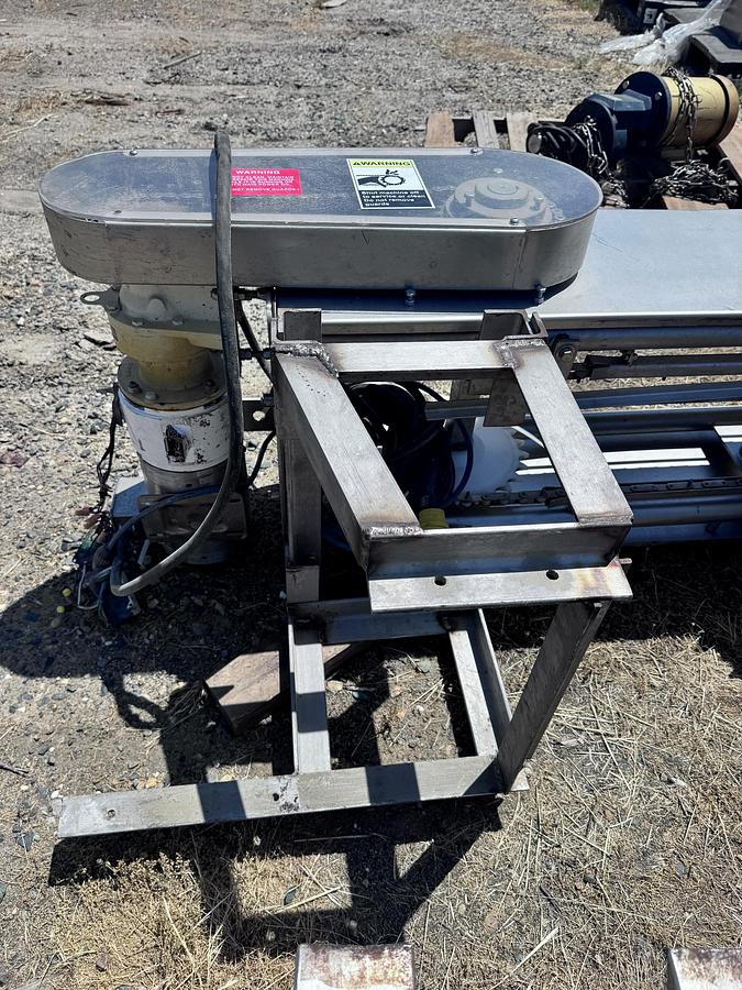 Used Elevator, Z Frame Bucket Elevator, Stainless Steel, Plastic Buckets, #5991794