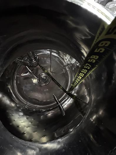 Used Reactor, 80 Gallon (300 Liters), 316L Stainless Steel, Jacketed, 45 PSI Internal, Agitated #S745439