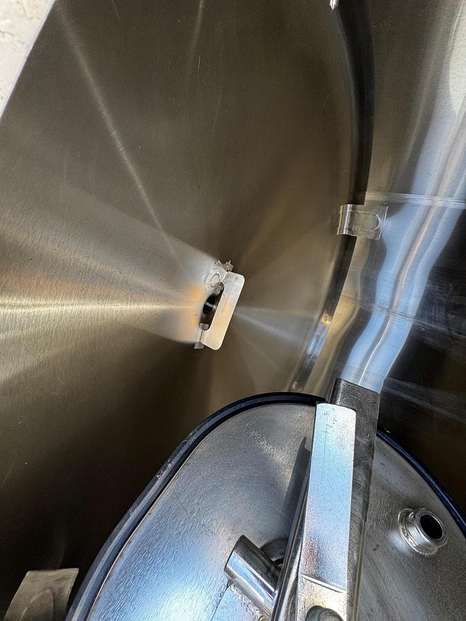 Used Tank, 1,500 Gallon, Stainless Steel, Vertical, Cherry-Burrell #5991405