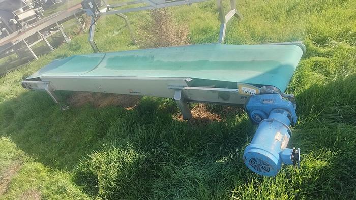 Used Conveyor, Belt, 20" X 152", Stainless Steel, FEC, 1/2 HP #C745225