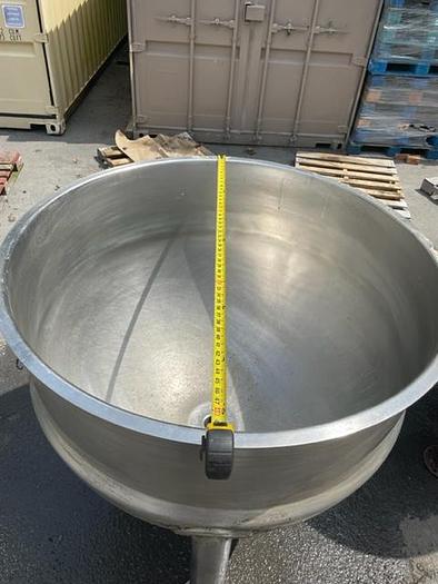 Used Kettle, 200 Gallon, 316 Stainless Steel, Jacketed, Lee Industries, #5991219