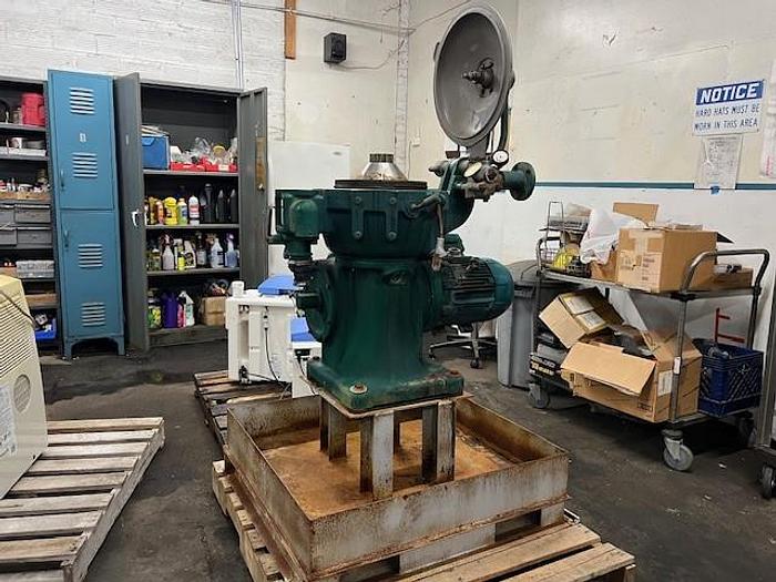 Used Centrifuge, Disc, Batch, Solid Wall, Alfa Laval, MAB-206 7.5 HP, #S736637