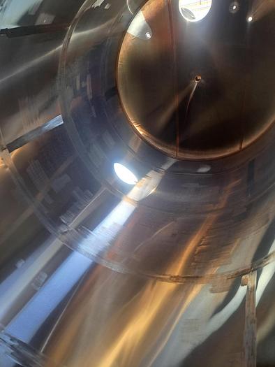 Used Tank, 10,000 Gallon, 316 Stainless Steel, 10' X 17'6" , Dish Bottom, #