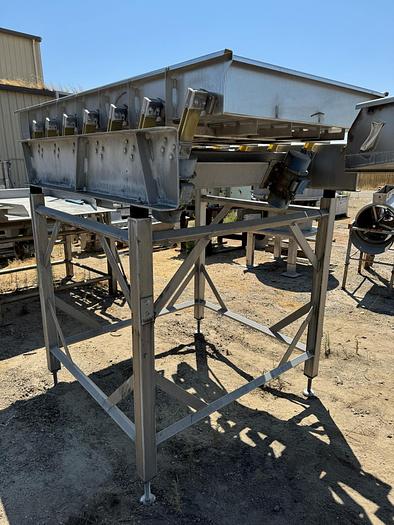 Used Feeder, Vibratory, 46" x 7-1/2', Stainless Steel, Best, #5861444