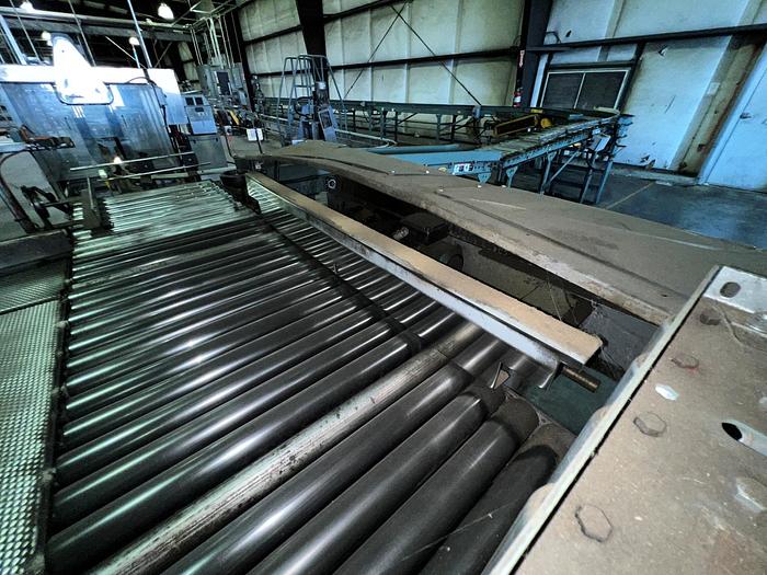 Used Palletizer, A-B-C, Model NODE 7, Automatic, Wulftec Stretch Wrapper, #