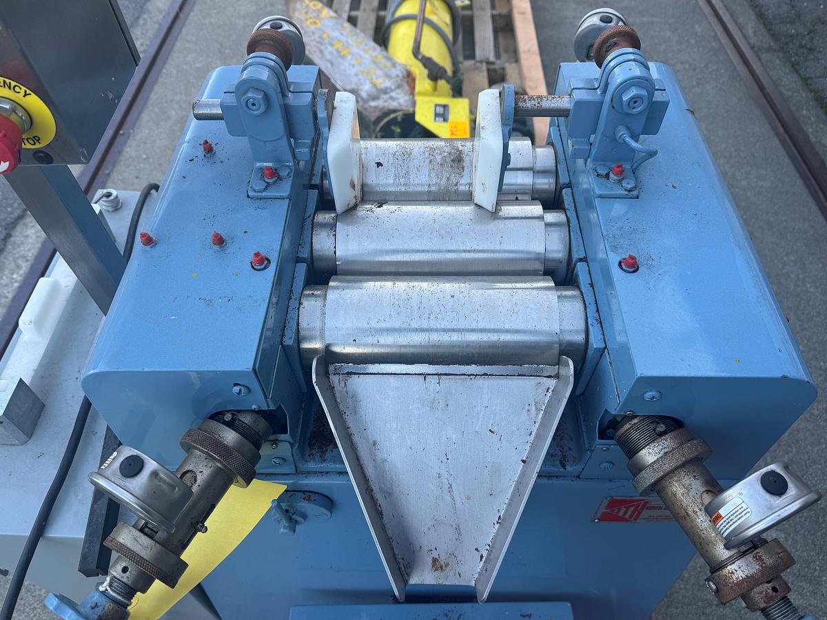 Used Mill, Roll, 3-Roll, 3.5" x 7.5", Stainless Steel, Cored Rolls, AB Controls, #5991656