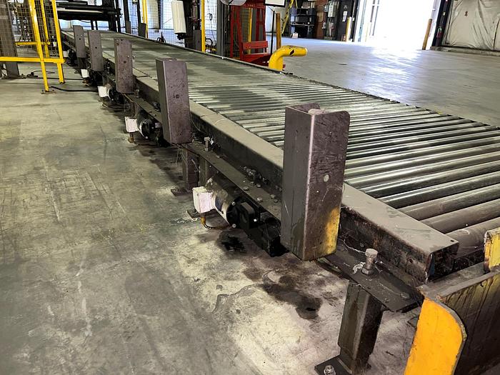Used Palletizer, A-B-C, Model NODE 7, Automatic, Wulftec Stretch Wrapper, #