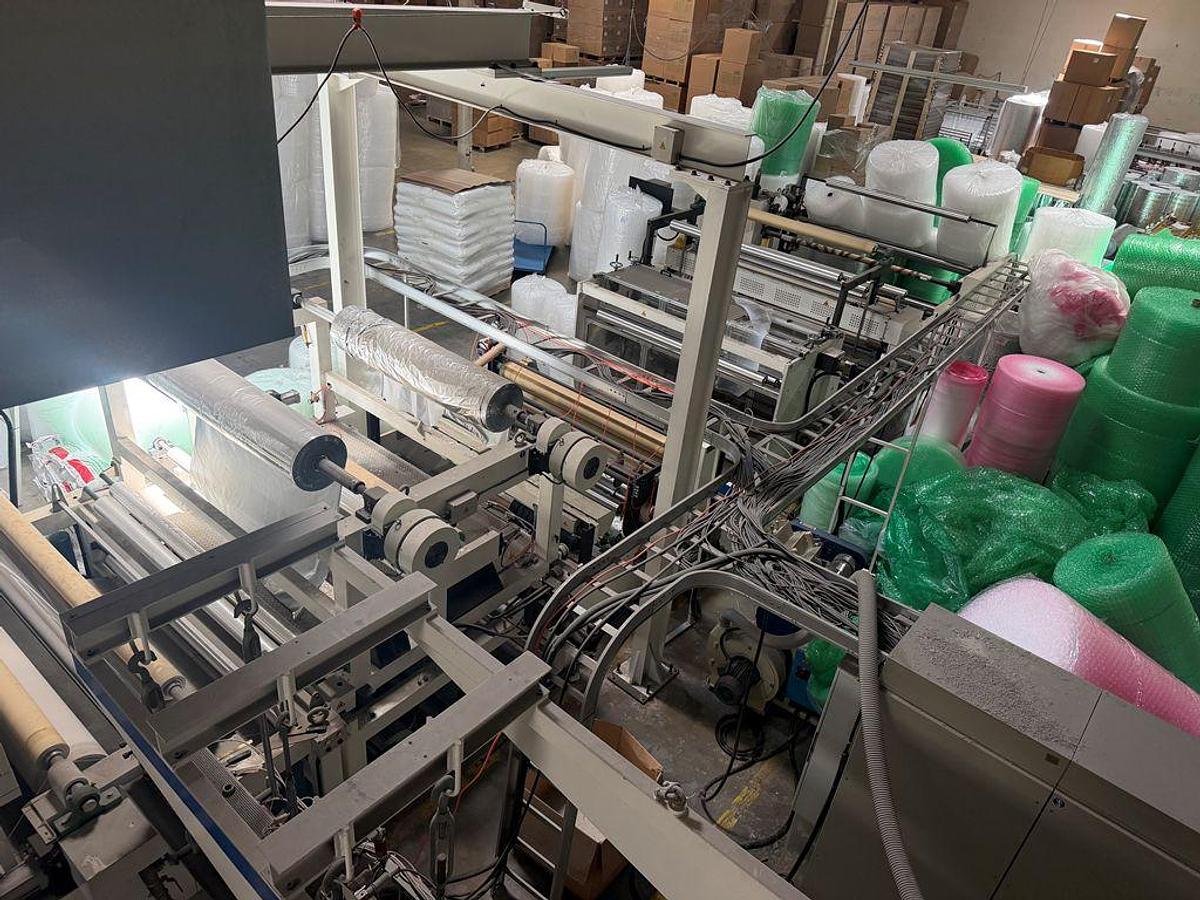 Used Extruder, Bubble Wrap System, 3-Layer, 72" wide, #5991826