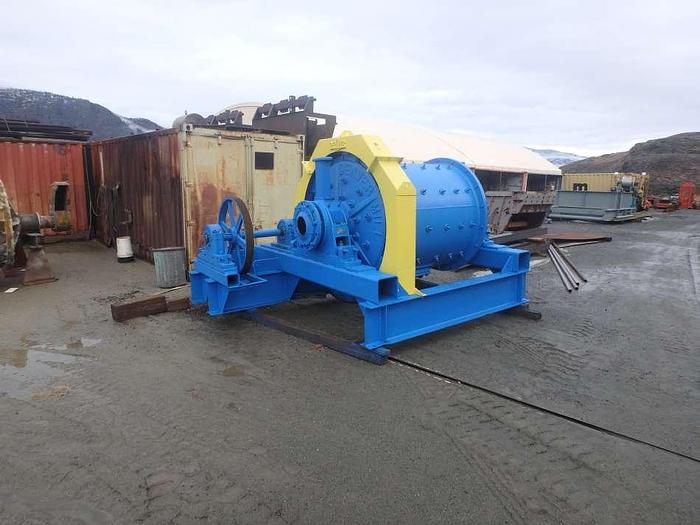 Used Ball Mill, 4' Diam x 5' Long, Denver, Rubber Lined - #D745262