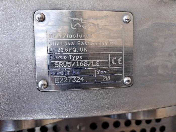 Used Pump, Positive, Alfa Laval, Model SRU5 168 LS, 3", Stainless Steel #S744917