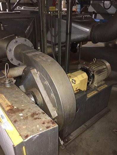 Used Spray dryer 7,000 lbs. Per hour evap. V-bottom dryer three nozzles