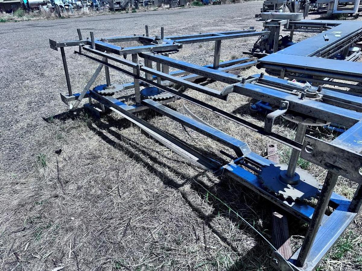 Used Elevator, Z Frame Bucket Elevator, Chain Driven, 185" Discharge Height, #59917800