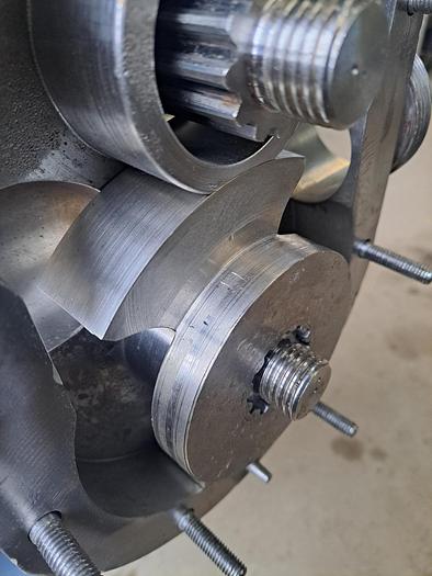 Used Pump, Positive, Waukesha, Mdl 060, 316 Stainless Steel, 3 HP #S745383